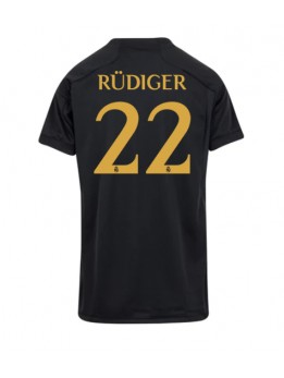 Ženski Nogometna dresi replika Real Madrid Antonio Rudiger #22 Tretji 2023-24 Kratek rokav